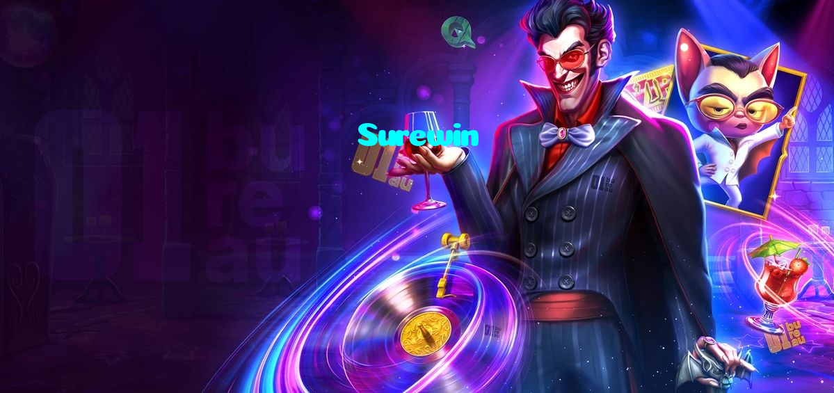 Surewin casino presented on mobile device in Pakistan with slots and live games